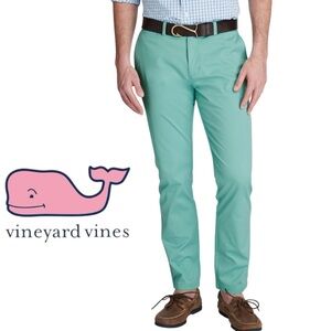 Vineyard Vines Men's Golf Breaker Green Pants